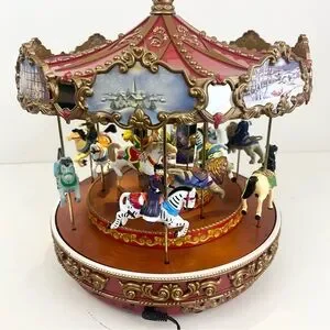 オルゴール Mr. Christmas Triple Decker Carousel Amazon.com: Mr. Christmas Triple Decker Carousel : Home